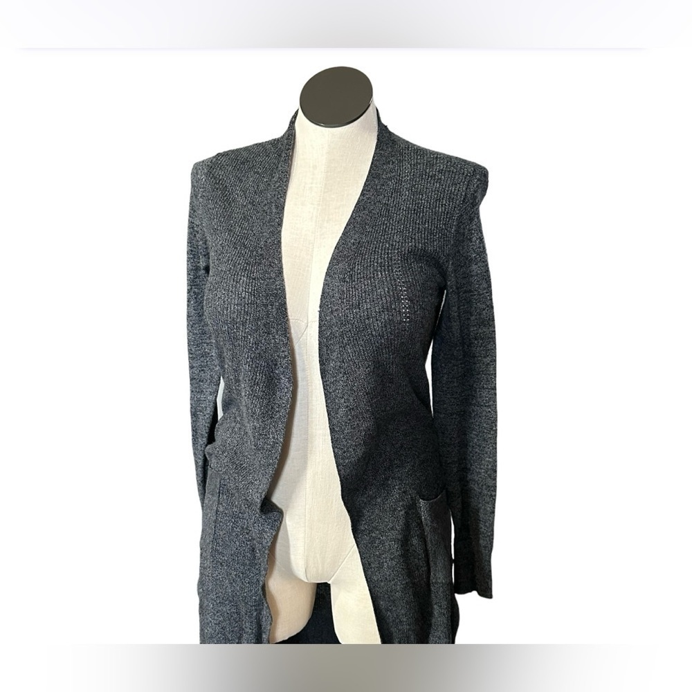 Christopher & banks size small cardigan grey with side slits
